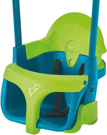 TP Toys, 4-in-1 Ajustable Swing Seat, Premium Outdoor Playground Swing Seat with Adjustable Ropes and Safety Strap, Weather-Resistant, ideal for Gardens and Playgrounds, 6 months - 8 years