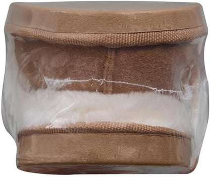Womens Slipper Memory Foam Fluffy Slip-on House Suede Fur Lined/Anti-Skid Sole, Indoor & Outdoor
