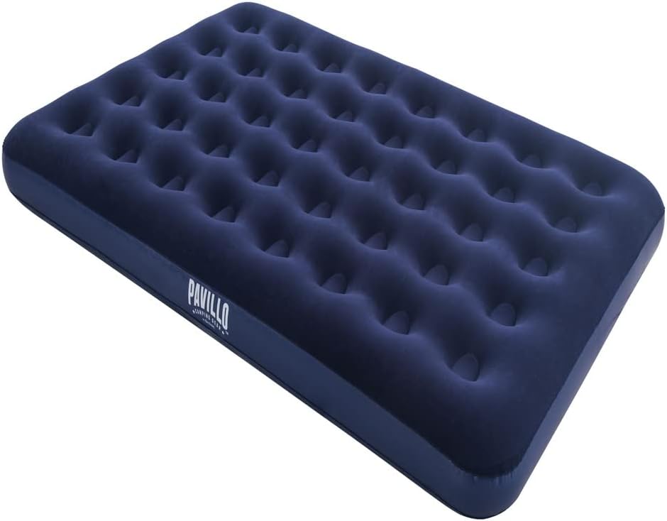 Bestway 67002 Adult Inflatable Mattress 1.91 m x 1.37 m x 22 cm Single, Navy Blue