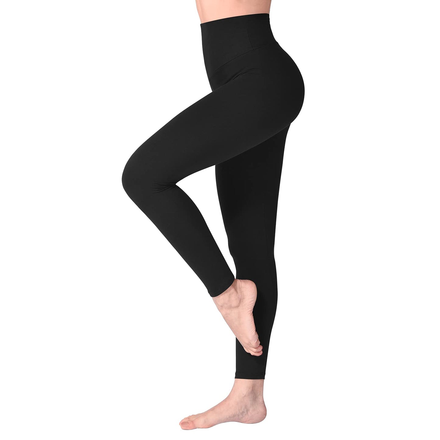 SINOPHANT High Waisted Leggings for Women, Buttery Soft Elastic Opaque Tummy Control Leggings,Plus Size Workout Gym Yoga Stretchy Pants