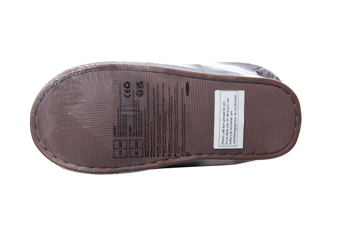Womens Slipper Memory Foam Fluffy Slip-on House Suede Fur Lined/Anti-Skid Sole, Indoor & Outdoor