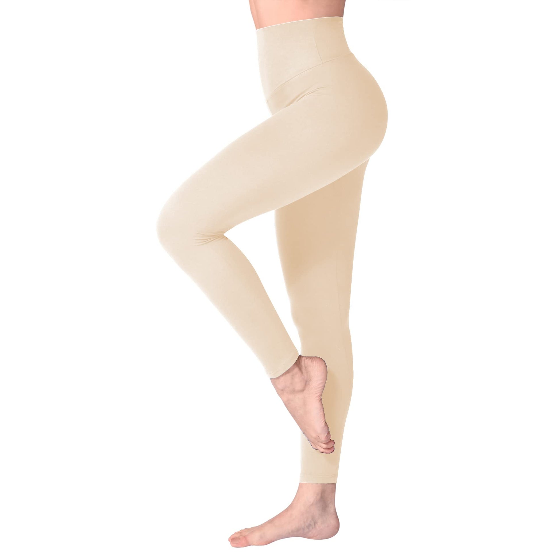 SINOPHANT High Waisted Leggings for Women, Buttery Soft Elastic Opaque Tummy Control Leggings,Plus Size Workout Gym Yoga Stretchy Pants