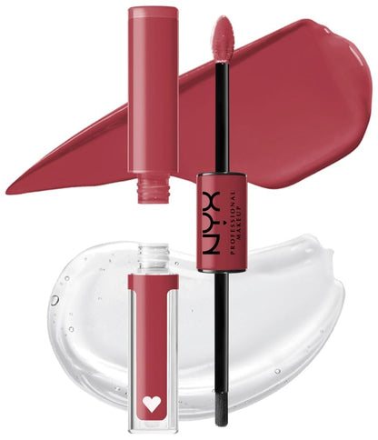 NYX Professional Makeup Lip Gloss, High Pigment, Long Lasting Lip Shine, No Transfer, Shine Loud, Never Basic