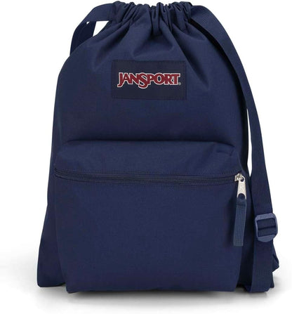 JANSPORT DRAWSACK Small Backpack, Navy (Blue)