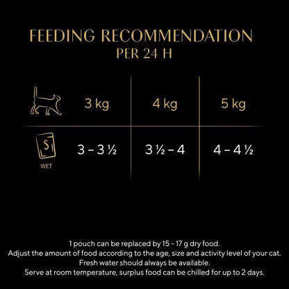 SHEBA - Adult Wet Cat Food Pouches- 40 x 85 g - Poultry - Bulk Cat Food Megapack - 40 Jelly Pouches