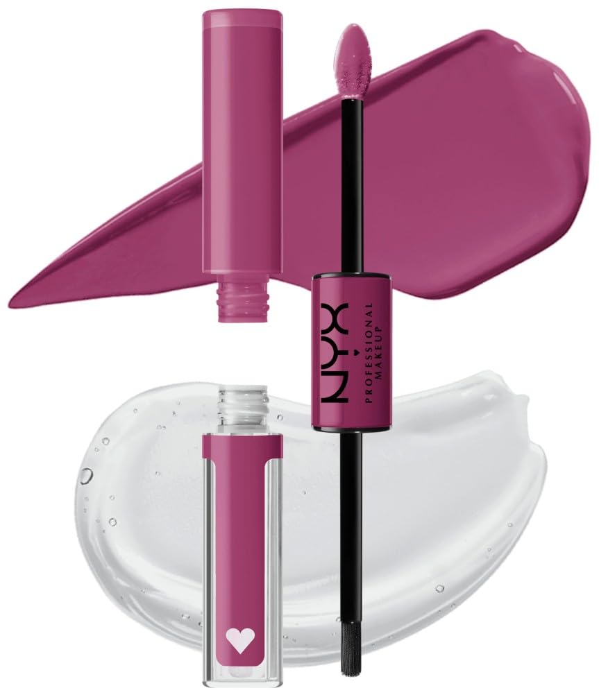 NYX Professional Makeup Lip Gloss, High Pigment, Long Lasting Lip Shine, No Transfer, Shine Loud, Never Basic