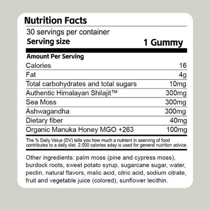 Cured 3 In 1 Gummies Cured Shilajit Gummies For Men