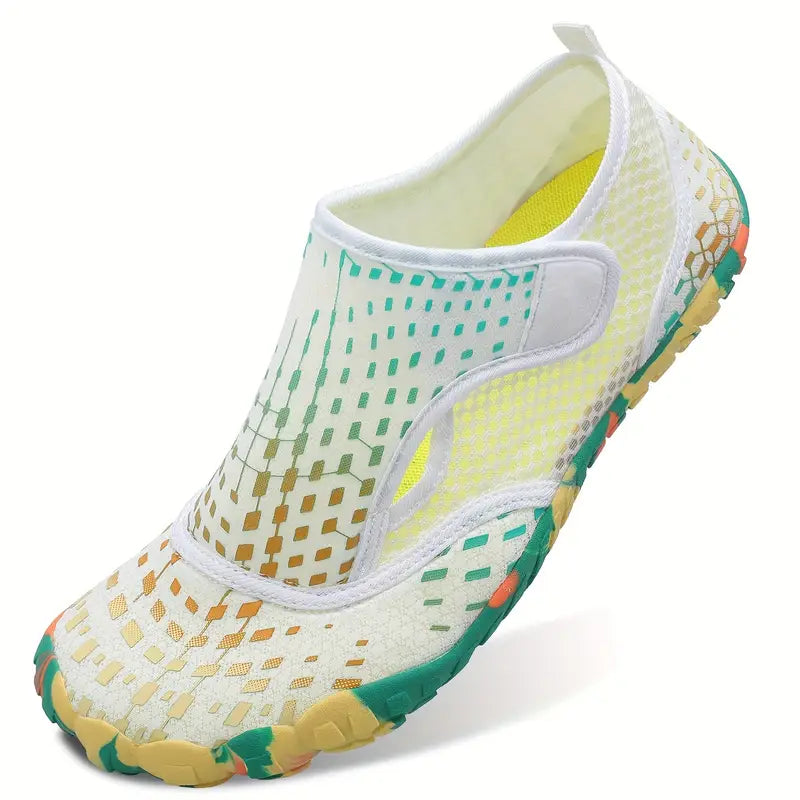 Women's Barefoot Aqua Shoes, Comfy Breathable Quick Drying Water Shoes, Suitable For Beach Diving Fitness Surfing for Koningsdag/King's Day Lake blue & other colors