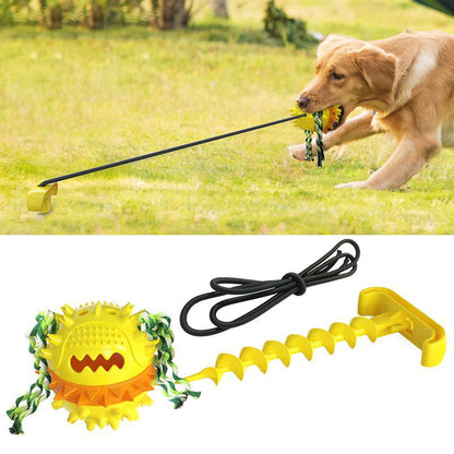 TUGME Pet Trainer Dog Toy Outdoor Rope Ball