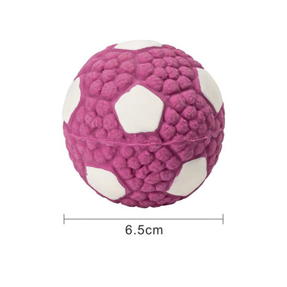 TUGME Rugby Tennis Dog Bite Sounding Ball Pet Toy