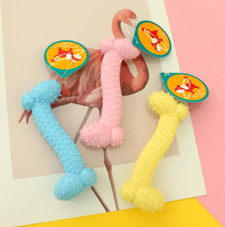 TUGME Non-toxic Pet Dog Puppy Training Toy Chew Rubber Toys