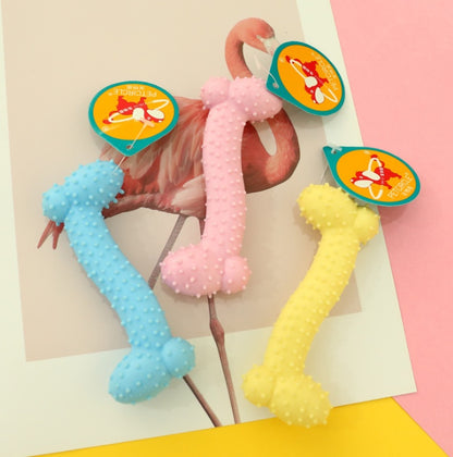 TUGME Non-toxic Pet Dog Puppy Training Toy Chew Rubber Toys