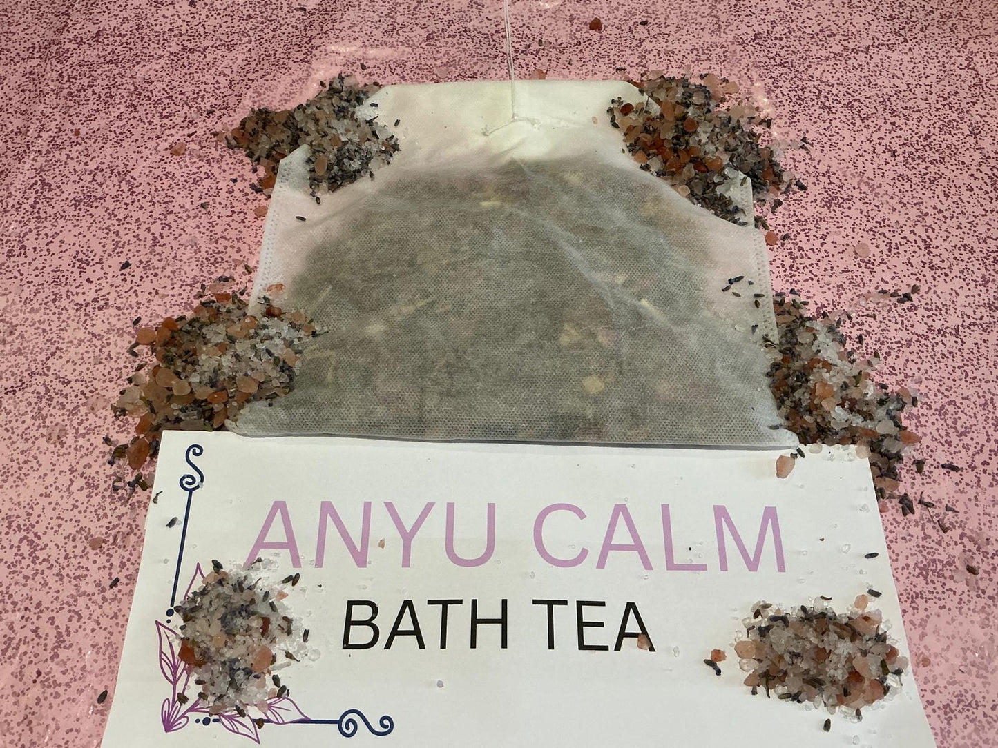 Anyu Calm - Rosemary Blend Botanical Bath Tea Bag [Handmade in the United Kingdom]