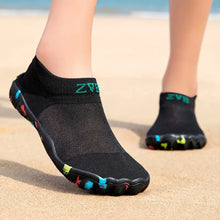 Breathable Fabric Women's Solid Color Stretch Water Shoes - EVA Sole, Soft Sole for Swimming and Aquatic Activities, All-Season Indoor Yoga Sports Footwear Black & other colors