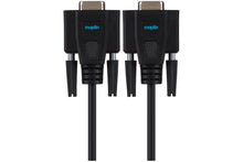 Maplin Premium Serial RS232 Null Modem 9 Pin Female Cable - Black, 3m