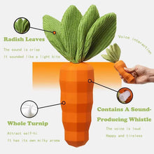 TUGME Rubber Carrot Dog Toy For Chewing Dogs, For Training And Cleaning, Durable Interactive Toy For Puppies And Medium-sized Dogs