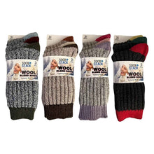 6 Pairs Women's Thick Wool Hiking Socks Cushioned Reinforced Heel Toe Breathable Outdoor Durable Work Boot Socks UK 4-7 by Sock Stack