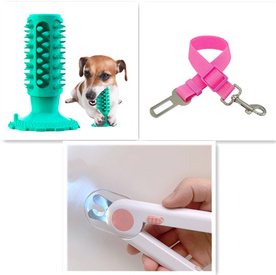 TUGME Teeth Cleaning Dog Toothbrush Sucker Molar Stick Dog Bite Toy