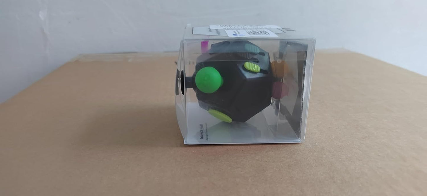 Fidget Cube With 12 Sides Figet Cube Adult Infinity Fidget Cube Toy Stress & Anxiety Cube Toy for all Ages with ADHD, ADD, ASD, ADHD Fidget Cube for Adults Kids Killing Time Gifts Christmas Gifts