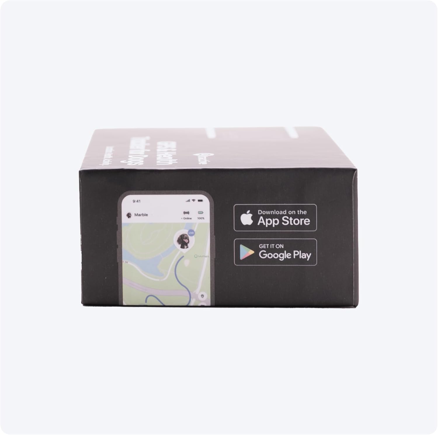 Tractive GPS Dog Tracker | 2025 Edition | Market leader | Real-time location tracking | Escape Alerts | Activity Monitoring | Health Alerts | Bark Monitoring (Black)