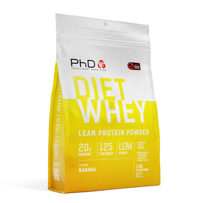 PhD Nutrition Diet Whey Low Calorie Protein Powder, Low Carb, High Protein Lean Matrix, Chocolate Peanut Butter Protein Powder, High Protein, 40 Servings Per 1 kg Bag