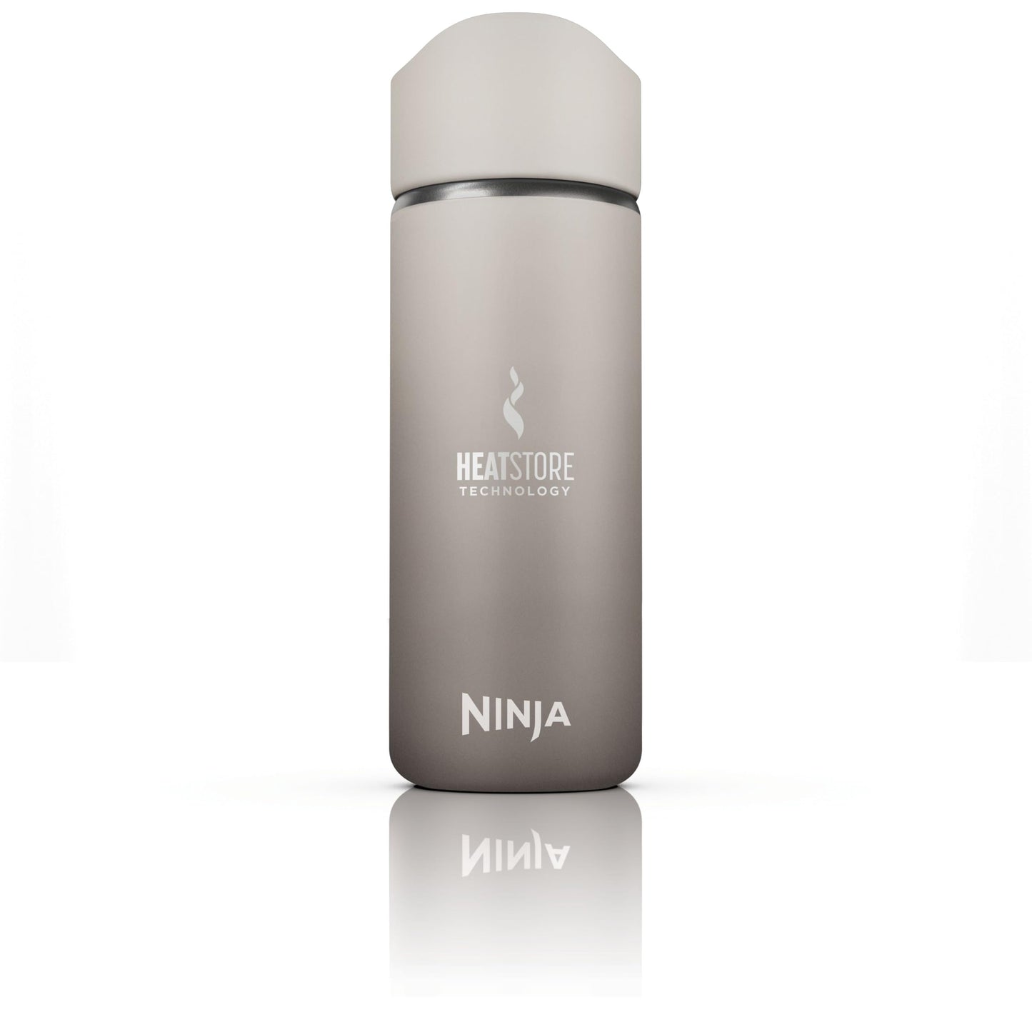 Ninja Thirsti Water Bottle and Flask 709 ML With Leak-Proof Lid, Designed For Carbonated, Hot & Cold Drinks, Ideal For Travel & Sports, Triple Insulated, Stainless Steel Bottle, Black, DW2401EUUKBK