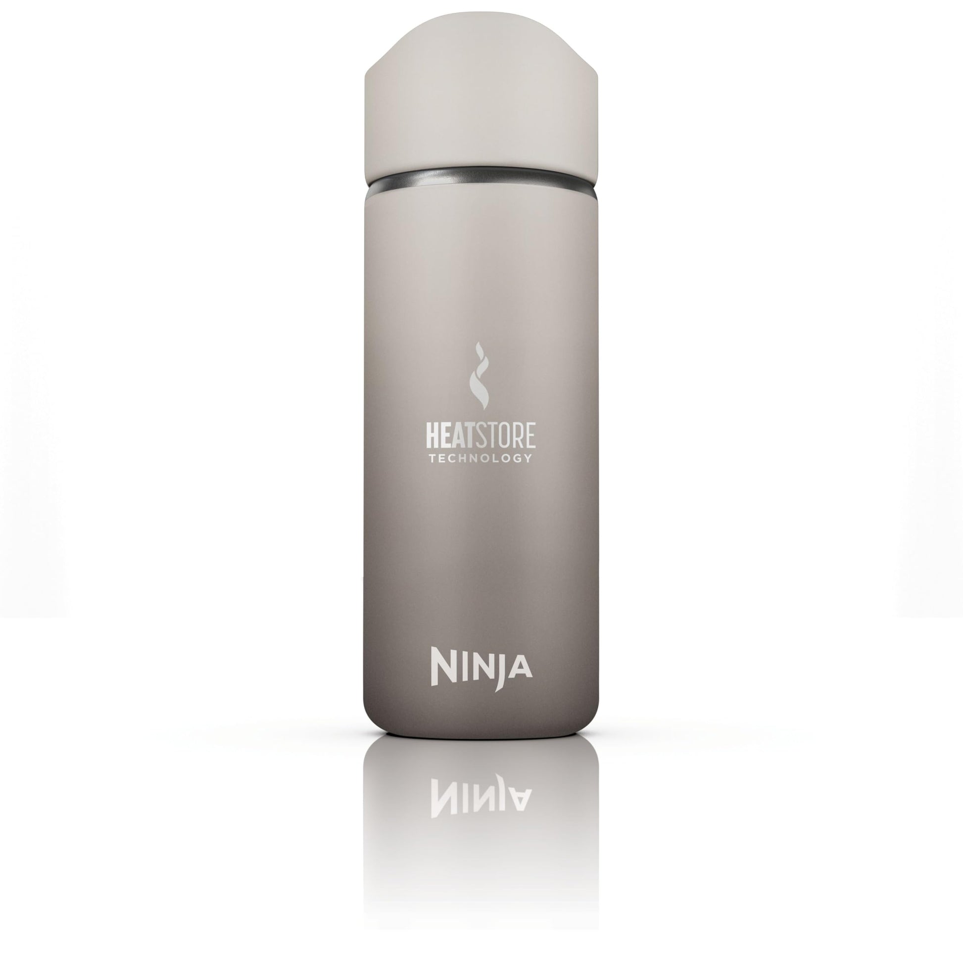 Ninja Thirsti Water Bottle and Flask 709 ML With Leak-Proof Lid, Designed For Carbonated, Hot & Cold Drinks, Ideal For Travel & Sports, Triple Insulated, Stainless Steel Bottle, Black, DW2401EUUKBK