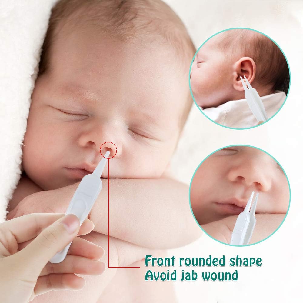Baby Grooming Kit Newborn Care - 10PCS Baby Health Care Set Portable Baby Care Kit, Safety Cutter Baby Nail Kit for Nursing Baby Heath and Grooming (Mint Green)