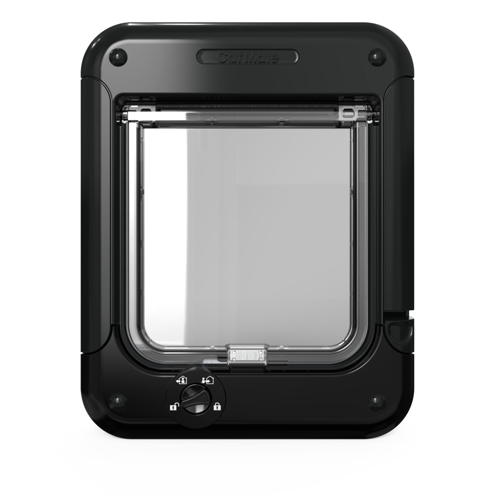 Cat Mate 4-Way Locking Cat Flap, Easy Installation in UPVC Doors, Glass, and Wooden Doors - White