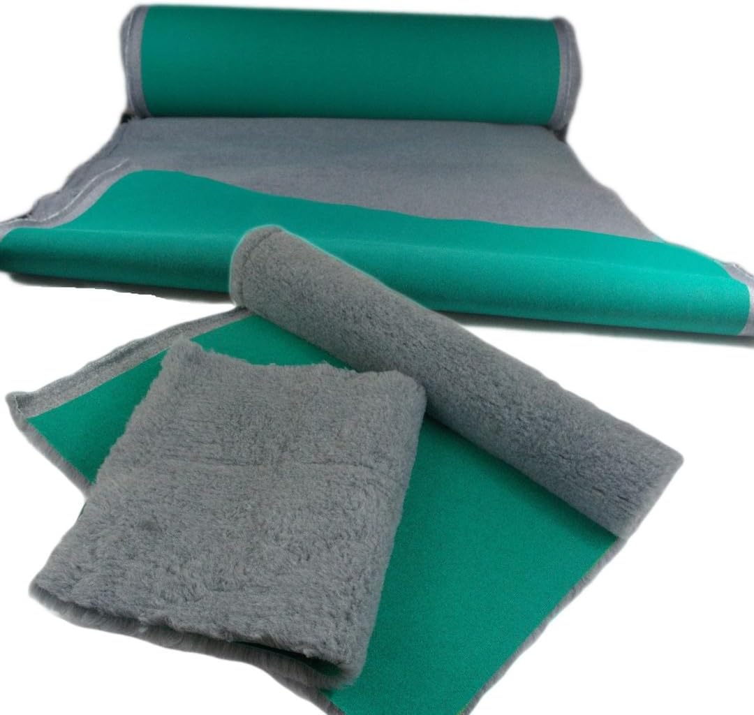 Traditional Grey High-Grade Vet Bedding 30mm Cut in Squares & Rolls. THICK WHELPING FLEECE DOG PUPPY PRO BED Size: 75cm x 51cm