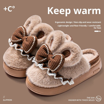 Indoor Warm Non-slip Cute Couples Cotton Shoes