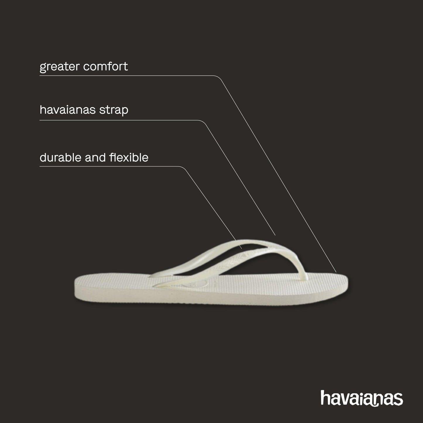 Havaianas - Slim, Stylish, Durable and Versatile Flip-Flops, with Textured Sole for Grip and Support, Women