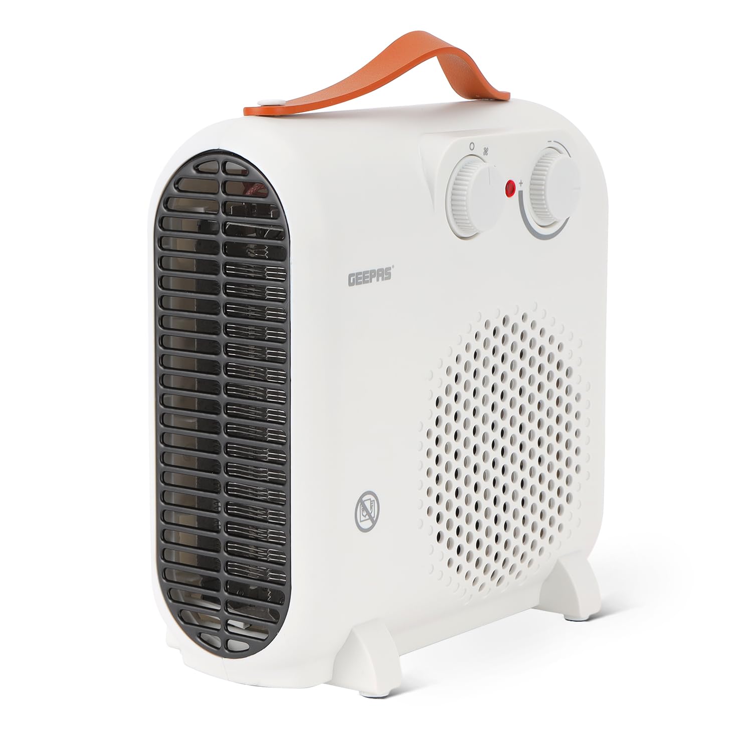 GEEPAS Portable Fan Heater 2000W | Low Running Cost with 2 Heat Settings 1000-2000W Safety Tip-Over Switch & Overheat Protection | Energy Efficient Heater with Cooling/Warm/Hot Mode | 2 Year Warranty