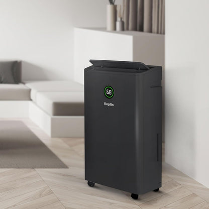 Keplin 20L Dehumidifier with HEPA Filter for Air Purification, Sleep & Laundry Mode -24 Hour Timer & Digital Display for Home, Bedroom, Bathroom, Garage &Basement- Eliminates Mould & Condensation-440W