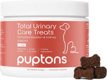 Total Urinary Care Treats | Dog UTI, Incontinence & Cystitis Relief Soft Chews | Natural Ingredients | Advanced Bladder & Kidney Support for Dogs (90 Treats)
