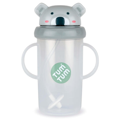 TUM TUM Tippy Up Free Flow Sippy Cup (No Valve), Sippy Cup for Toddlers, 200ml, BPA Free (Kev Koala S3)