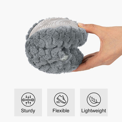 FamilyFairy Women's Memory Foam Slippers Soft Sherpa Lining Anti-Slip Lightweight House Shoes