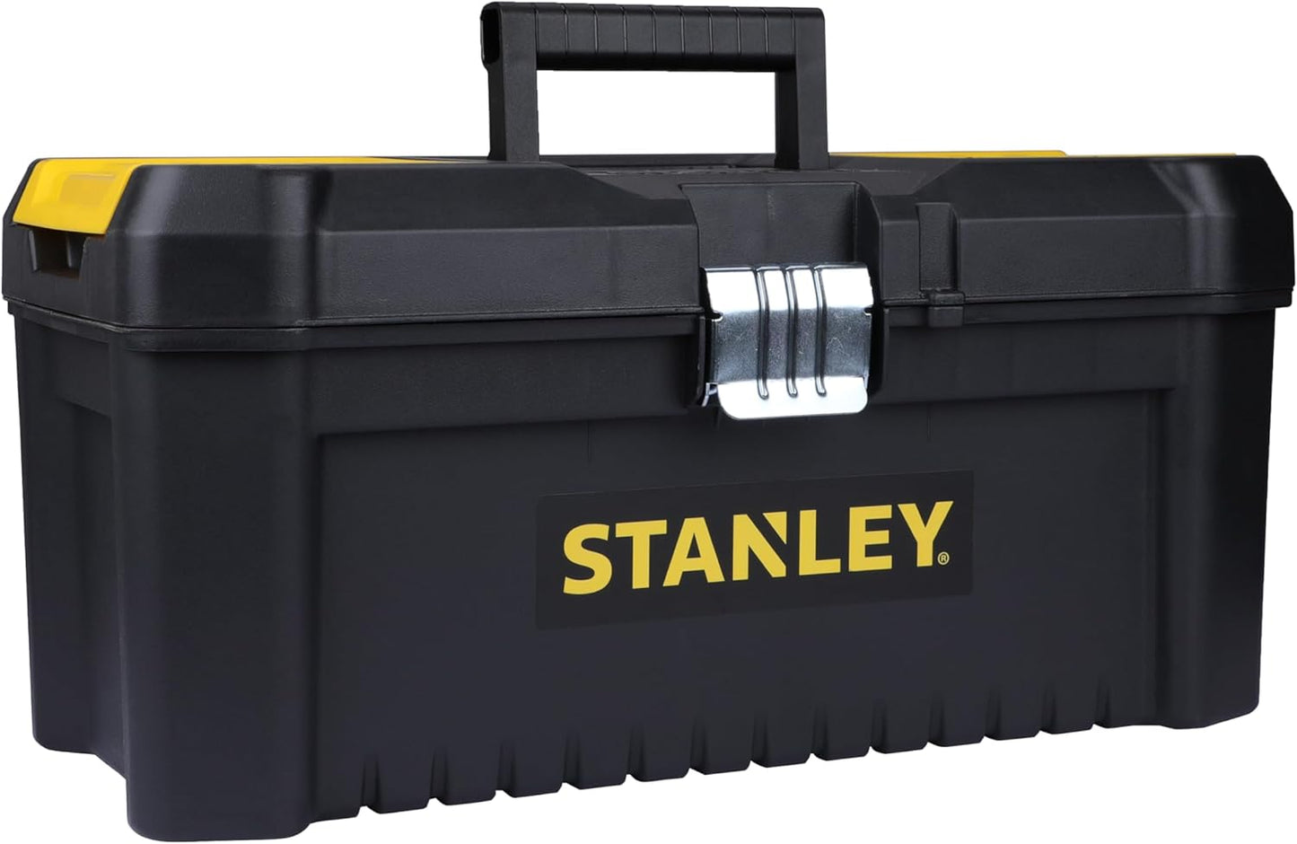 STANLEY Essential Tool Box (16in), Durable Storage Solution with Removable Tote Tray and Organisers, for Parts and Tools Storage, STST1-75518