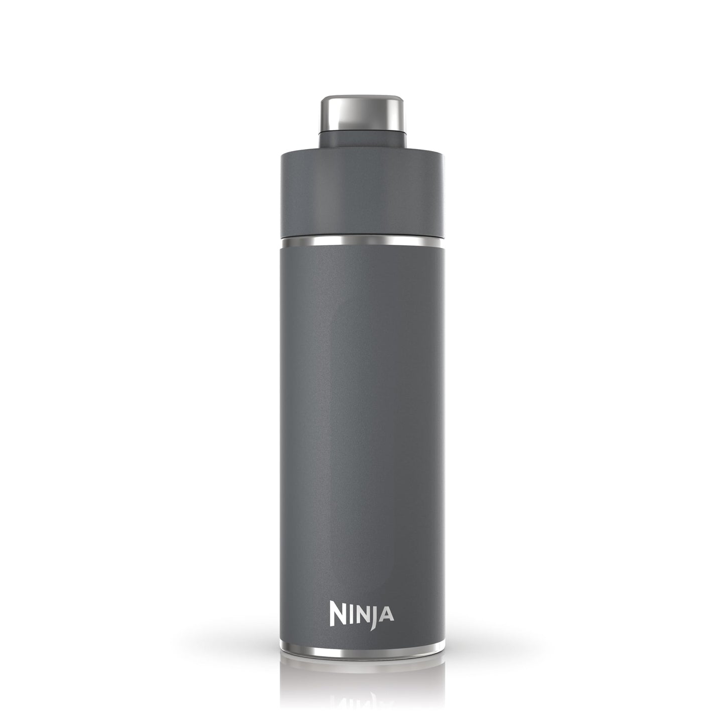 Ninja Thirsti Water Bottle and Flask 709 ML With Leak-Proof Lid, Designed For Carbonated, Hot & Cold Drinks, Ideal For Travel & Sports, Triple Insulated, Stainless Steel Bottle, Black, DW2401EUUKBK