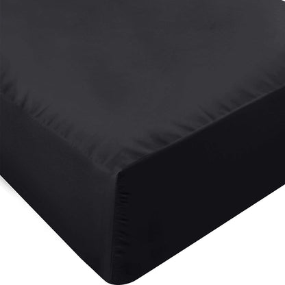 Utopia Bedding Fitted Sheet Double, White - Deep Pocket 14 inch (35 cm) - Easy Care - OEKO-TEX Certified - Soft Brushed Microfibre Fabric - Shrinkage and Fade Resistant - Bottom Sheet
