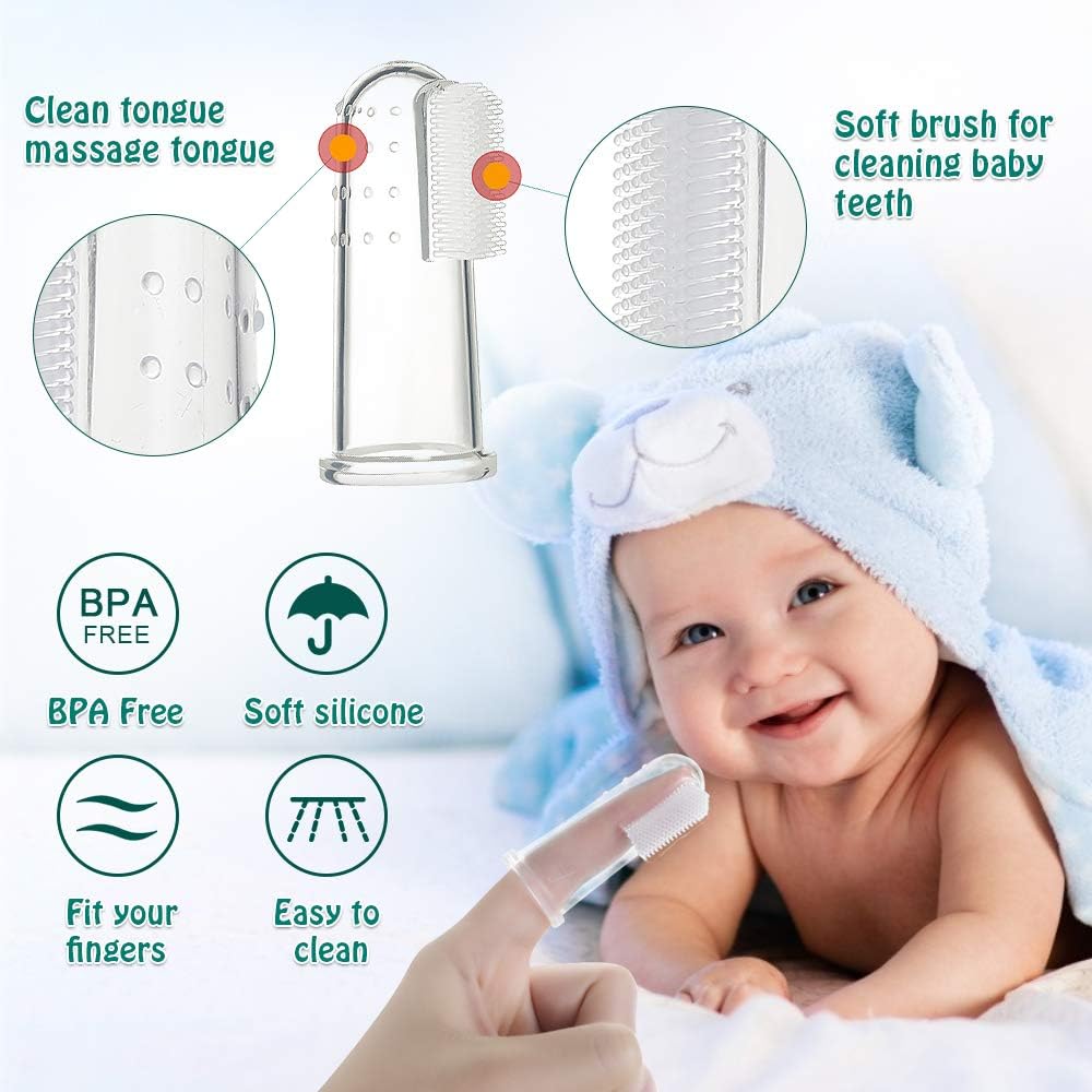 Baby Grooming Kit Newborn Care - 10PCS Baby Health Care Set Portable Baby Care Kit, Safety Cutter Baby Nail Kit for Nursing Baby Heath and Grooming (Mint Green)