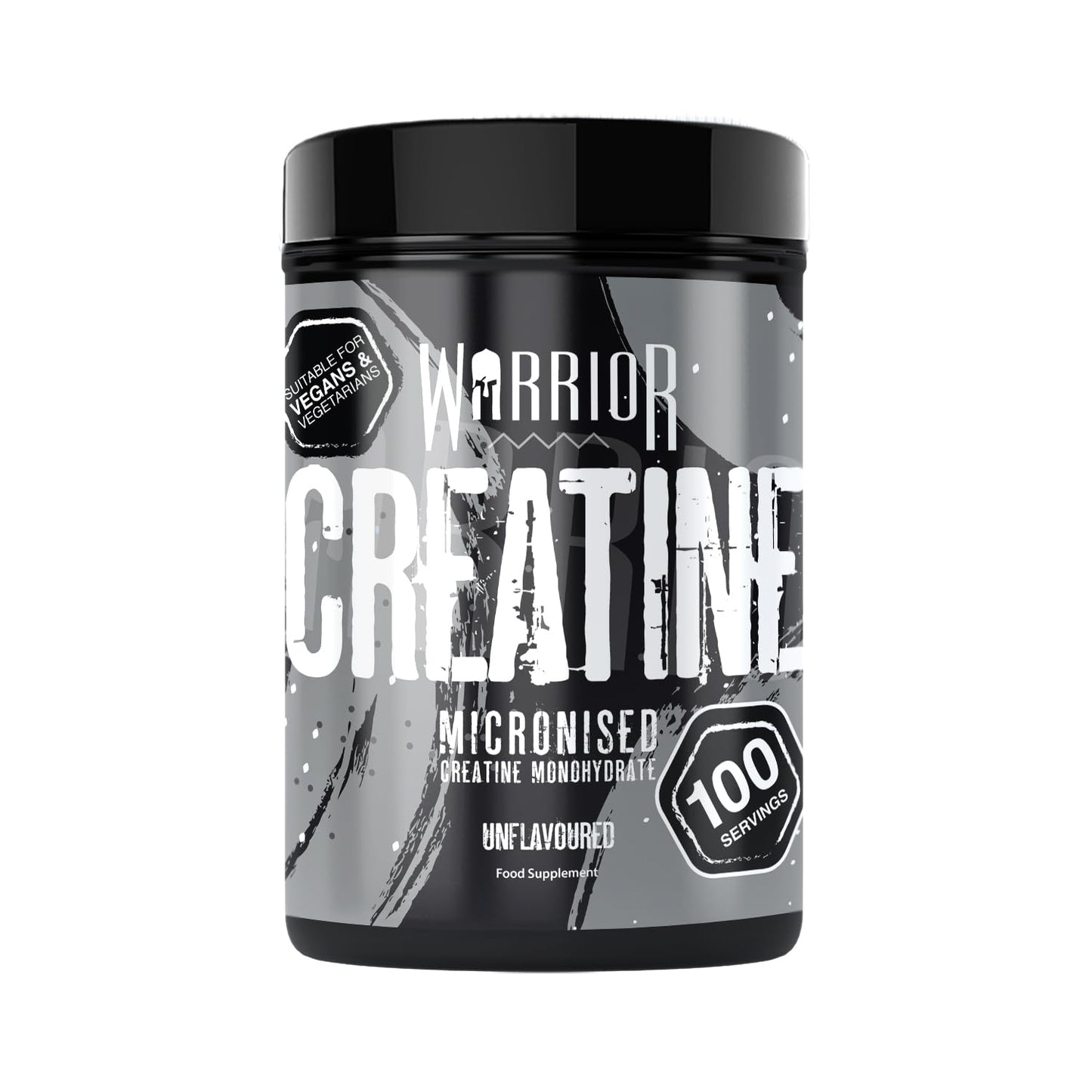 Warrior Creatine Monohydrate Powder – Micronised for Easy Mixing and Consumption – Proven to Improve Physical Performance / Recovery, 5g Servings (Unflavoured, 300g)