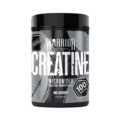 Warrior Creatine Monohydrate Powder – Micronised for Easy Mixing and Consumption – Proven to Improve Physical Performance / Recovery, 5g Servings (Unflavoured, 300g)