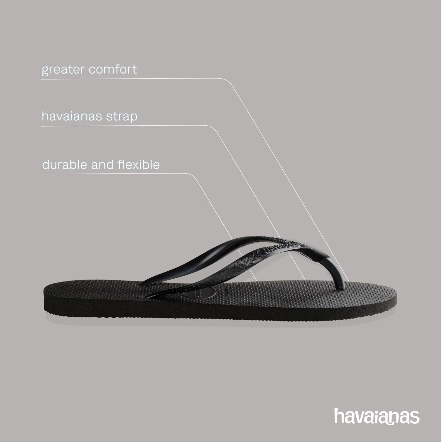 Havaianas - Slim, Stylish, Durable and Versatile Flip-Flops, with Textured Sole for Grip and Support, Women