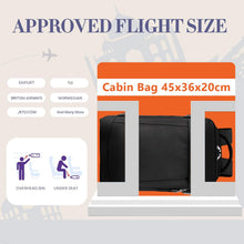 for Ryanair Cabin Bags 40x30x20, for Easyjet Cabin Bag 45x36x20, Underseat Travel Backpack 40x20x25 Cabin Size for Airplane, Carry-ons Hand Luggage Bag 55 x 40 x 20 for Men and Women