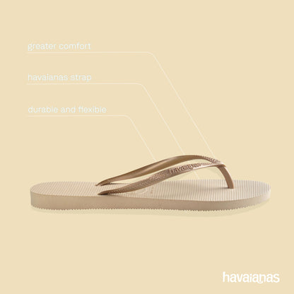 Havaianas - Slim, Stylish, Durable and Versatile Flip-Flops, with Textured Sole for Grip and Support, Women