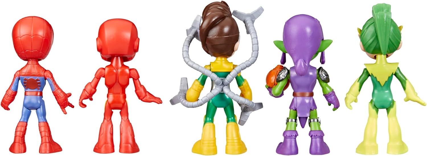 Marvel Spidey and His Amazing Friends, Friends & Foes Pack, Action Figure Set