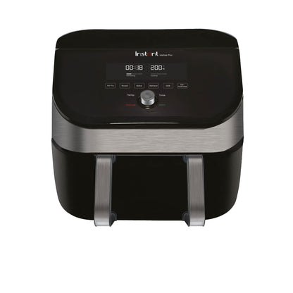 Instant Vortex Digital Single Drawer Air Fryer with Easy to Use 4 Smart Programmes - Air Fry, Bake, Roast and Reheat Capacity, Non-Stick and Dishwasher Safe Basket, Black - 5.7 Litre, 1700W