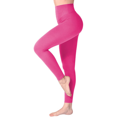 SINOPHANT High Waisted Leggings for Women, Buttery Soft Elastic Opaque Tummy Control Leggings,Plus Size Workout Gym Yoga Stretchy Pants
