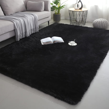 Rugs Living Room Large Rugs Bedroom Anti Skid Rug Shaggy Soft Rug for Living Room Bedroom Play Area Kids Room Luxury Decorative (Dark Grey, 180x270cm)